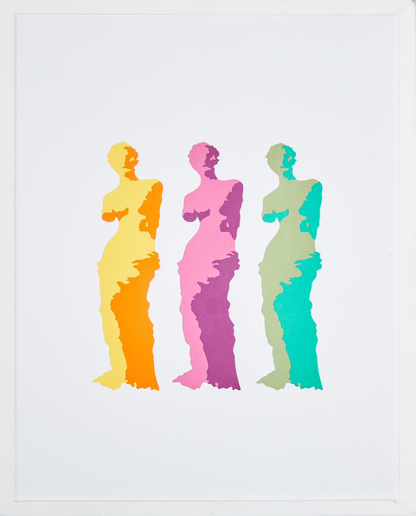 VENUS OF MILO TRIPLETTE COLLAGE