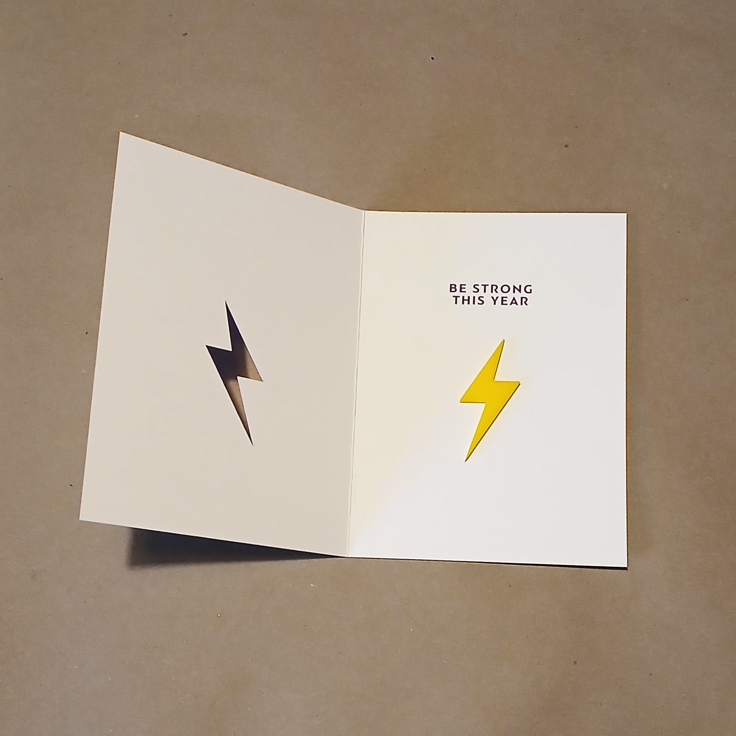 2026 wish card: BE STRONG, THIS YEAR